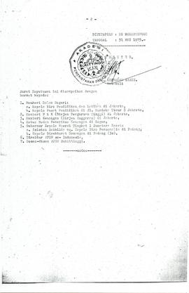 Lembar 2 : Lanjutan SK Tentang Struktur Organisasi Dan Job Deskription APDN Bukittinggi-Sumatera ...