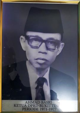 Ahmad Basri Ketua DPRD Kota Bukittinggi Periode 1971-1977