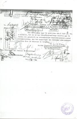 Deponeeren, Padang den 6 Agustus 1937