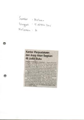 Kliping Koran Tanggal 15 Oktober 2015, Haluan, Halaman 21