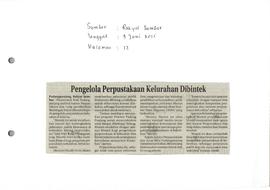 Kliping Koran Tanggal 9 Juni 2015, Rakyat Sumbar Halaman 12