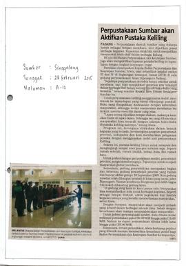 Kliping Koran Tanggal 28 Februari 2015, Singgalang Halaman A-12