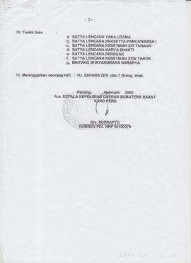 Daftar Riwayat Hidup H. Anwar Maksoem Marah Soetan (lembar 2) Walikota Bukittinggi Ke-10 Periode ...