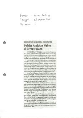 Kliping Koran Tanggal 28 Oktober 2015, Koran Padang, Halaman 5