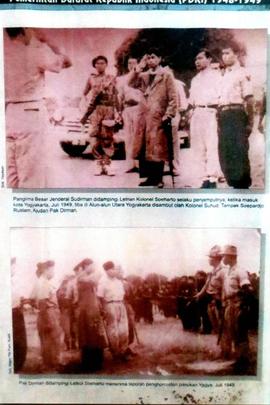 Jenderal Sudirman Didampingi Letnan Kolonel Soeharto