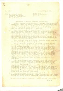 Surat Tanggal 28 Djuni 1961