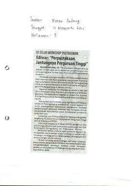 Kliping Koran Tanggal 12 Nopember 2015, Koran Padang, Halaman 9