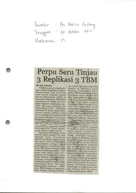 Kliping Koran Tanggal 20 Oktober 2015, Pos Metro Padang, Halaman 13