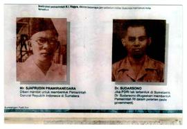 Instruksi Pemerintah RI Yogyakarta kepada Mr. Sjafrudin Prawiranegara