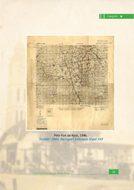 Peta Fort de Kock Tahun 1946