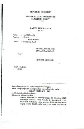 Peraturan Gubenur Militer Daerah Sumatera Barat