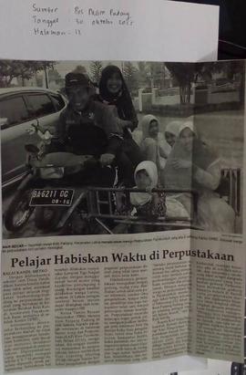 Kliping Koran Tanggal 30 Oktober 2015, Pos Metro Padang, Halaman 13