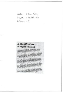 Kliping Koran Tanggal 23 April 2015, Koran Padang Halaman 5