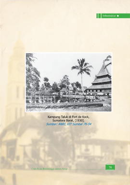 Kampung Taluk di Fort de Kock, Sumatera Barat 1930