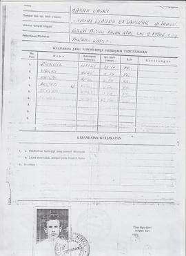 Lampiran Formulir Pendaftaran Calon Veteran (lembar 2)