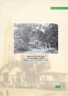 Kampung di Fort de Kock, Sumatera Barat 1930