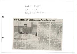 Kliping Koran Tanggal 16 Maret 2015, Singgalang Halaman A-4