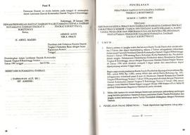 Penjelasan Peraturan Daerah Kotamadya Daerah Tingkat II Bukittinggi Nomor 2 Tahun 1991