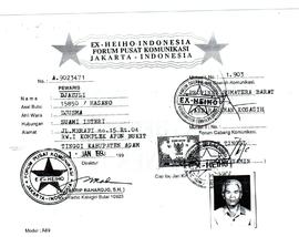 Kartu Anggota Ex- HEIHO Indonesia