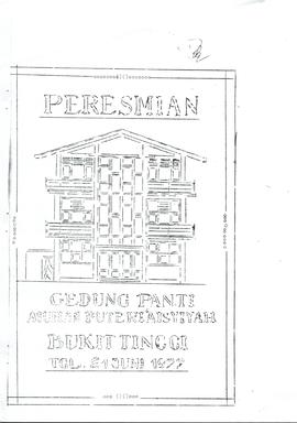 Peresmian Gedung Panti Asuhan Aisyiyah Bukittinggi Tanggal 21 Juni 1977
