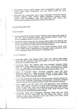 Lanjutan Laporan Pelaksanaan Napak Tilas Nasional Pemerintahan Darurat Republik Indonesia di Kabu...