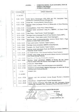 Kegiatan Napak Tilas Nasional PDRI di Kabupaten Bungo 12 & 13 Juli 2001